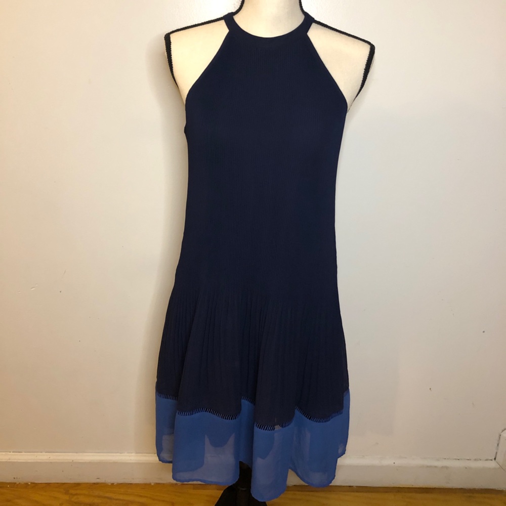 H & M | Two Tone Blue Dress